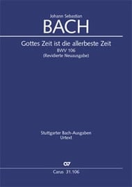 Cantata No. 106 Orchestra Scores/Parts sheet music cover
